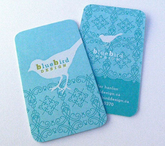 Bluebird Design Full Color Business Card