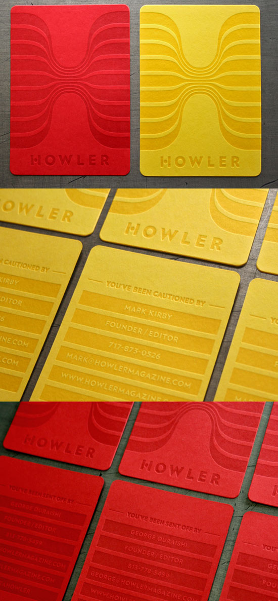 Howler Magazine Full Color Business Card