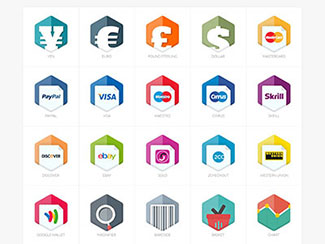 30 flat shopping icons 