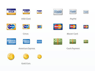 Perfect icons for e-commerce sites & websites