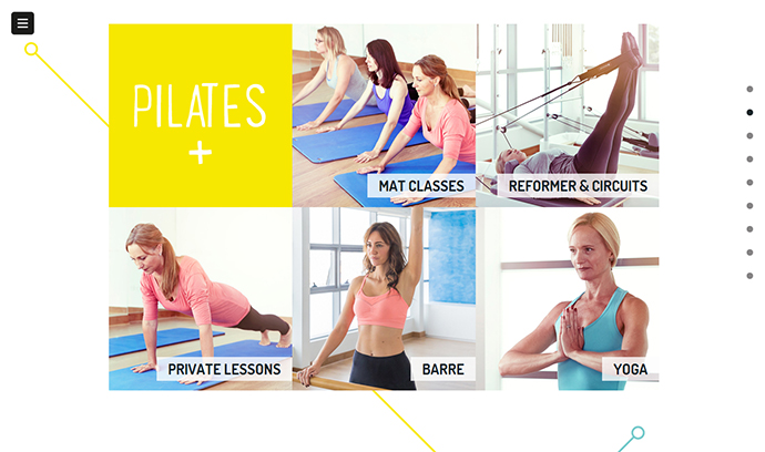 Cùng đến với 24 thiết kế web đơn trang sáng tạo createpilates-8