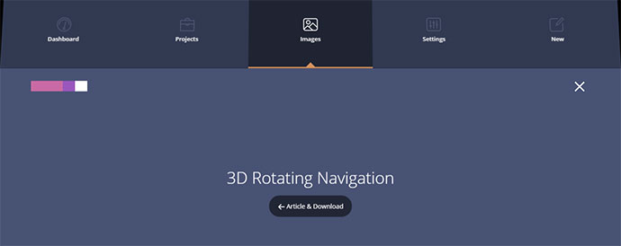 17 thiết kế CSS Navigation Menu ấn tượng