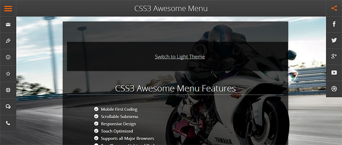 17 thiết kế CSS Navigation Menu ấn tượng