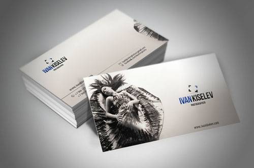 Business card for photographer