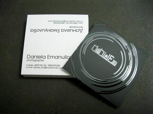 Daniela Emanuilova (Photographer) Business card 