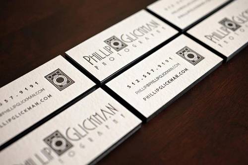 Phillip Glickman Photography Business Cards