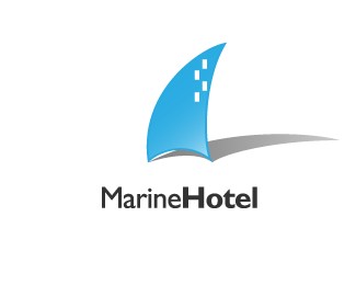 Marine Hotel Logo Design