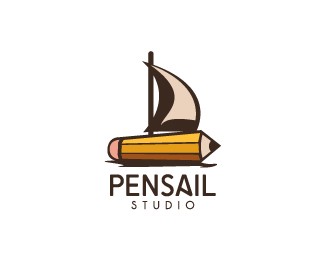 Pensail Logo Design