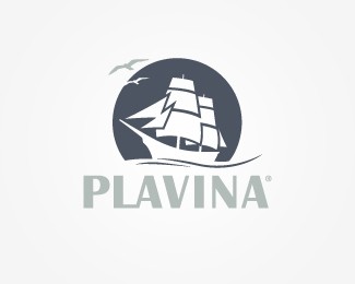 Plavina Boat Captain Logo