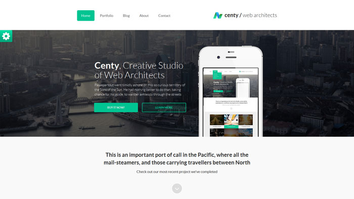 Centy modern site design