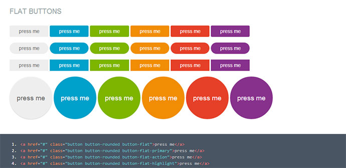 12 nút bấm CSS3 đầy phong cách và hiện đại