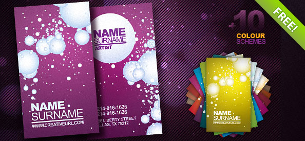 free business card template
