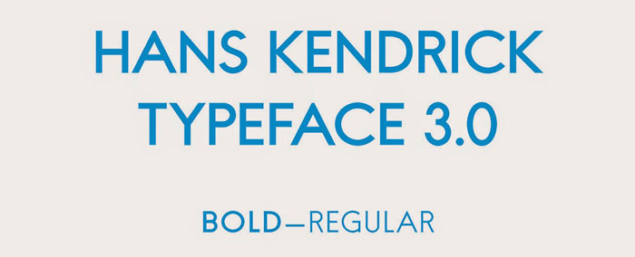 Tải về 35+ mẫu chữ mới cho thiết kế web của bạn Hans Kendrick