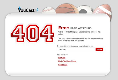 New YouCastr 404