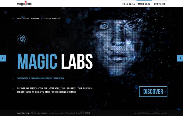 HTML5 websites : Magic Leap