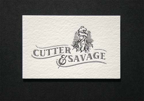 Vintage Letterpress Business Card