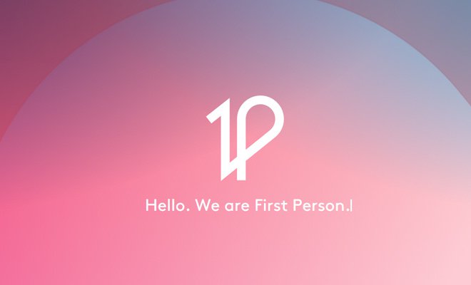 first person website fullscreen design