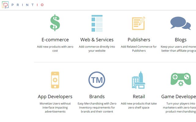 35 bố cục web sử dụng thiết kế phẳng cho đồ họa và icon api sdk development printio ecommerce website