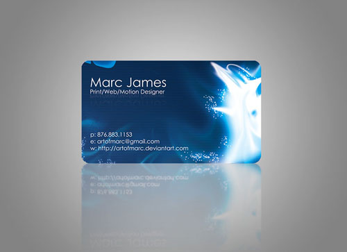 Art of Marc Round Corners Business Card