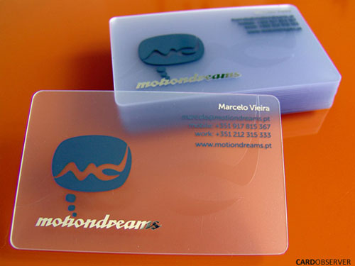 Motion Dreams Round Corners Business Card