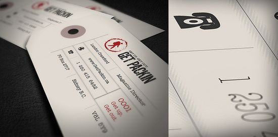60 Business card độc đáo với nét cắt táo bạo Get-Packin