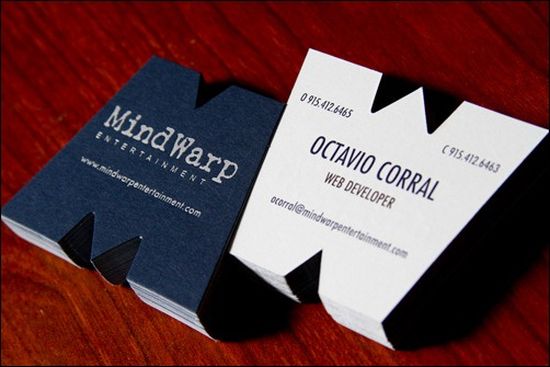 60 Business card độc đáo với nét cắt táo bạo Creative Die Cut Business Cards 19