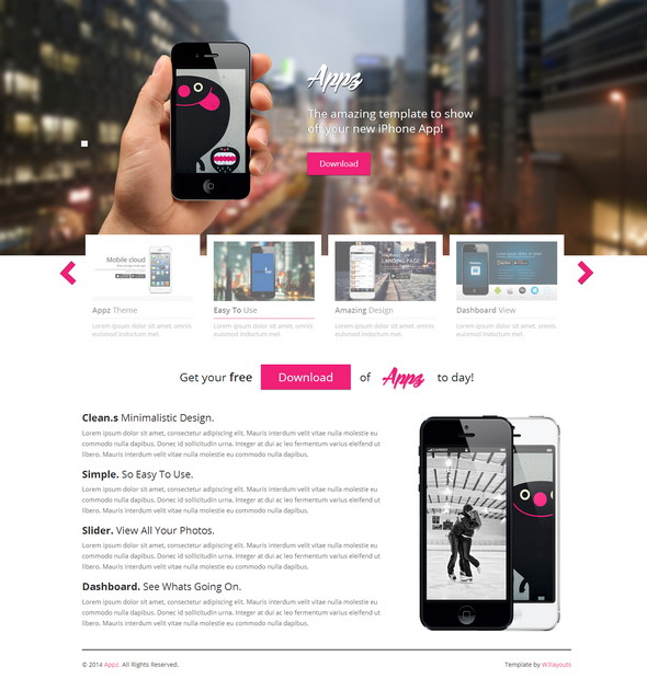 Appz Website Template