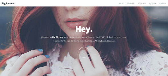 Big Picture HTML5 UP