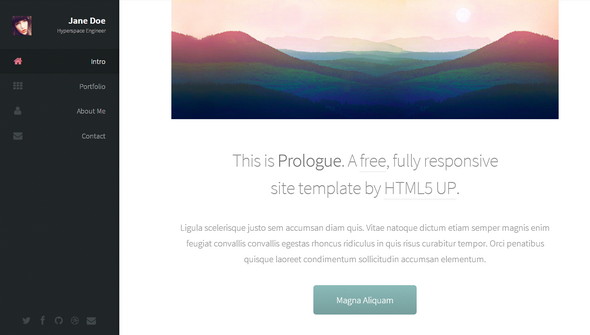 Prologue HTML5 UP