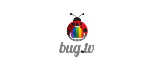 Multicolor Logo Designs Bug TV