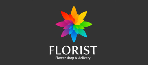 Multicolor Logo Designs Florist