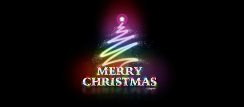 Multicolor Logo Designs Merry Christmas