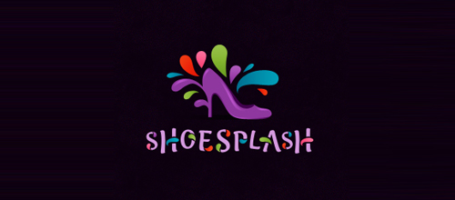 Multicolor Logo Designs Shoe Splash