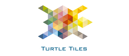 Multicolor Logo Designs Turtle Tiles