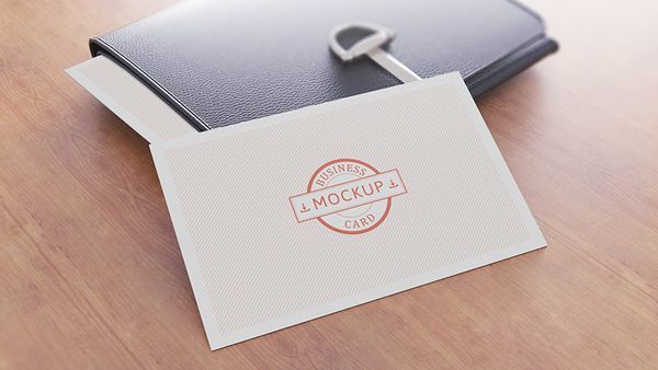 Free Business card mockup 14