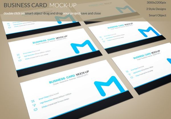 PSD Business Card MockUps