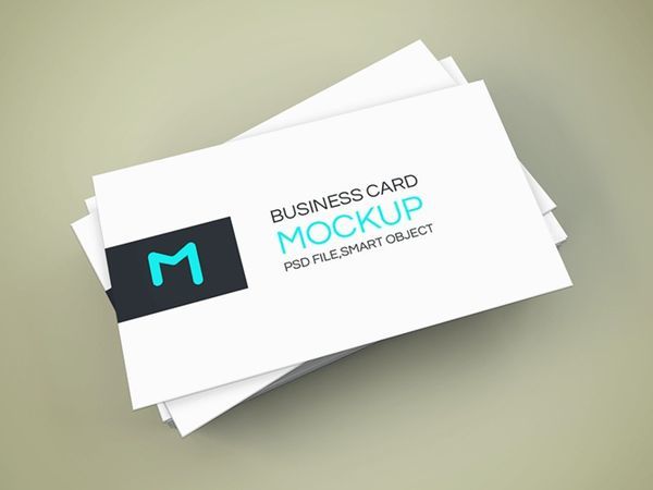 Elegant Business Card Mockup