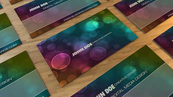 Bokeh Business Card III