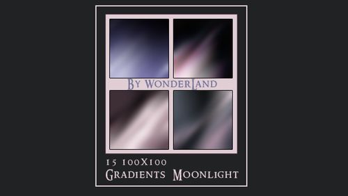 15 Moonlight Gradient Bases by Foxxie-Chan