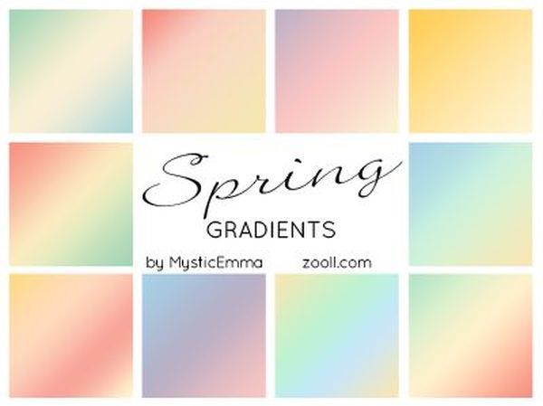 spring gradients by mysticemma