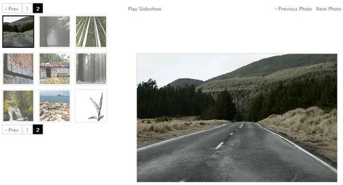 Miễn phí tải 50 jQuery Photo Gallery/Album cùng Tutorial (P.2) Galleriffic - Customize your photo album with skins