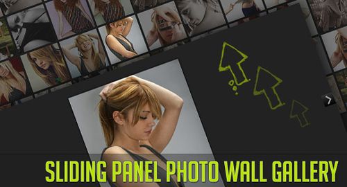 Miễn phí tải 50 jQuery Photo Gallery/Album cùng Tutorial (P.2) Sliding Panel Photo Wall Gallery with jQuery