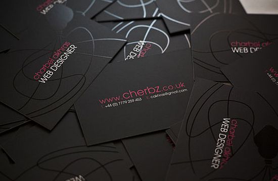 typographic business cards designs 34