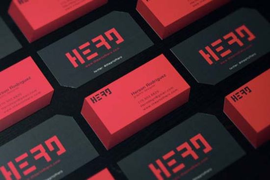 typographic business cards designs 45