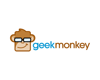 Geek Monkey Beautiful Animal and Pet Logo Designs