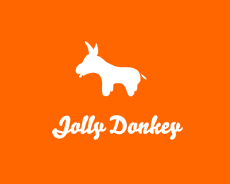 Jolly Donkey Beautiful Animal and Pet Logo Designs