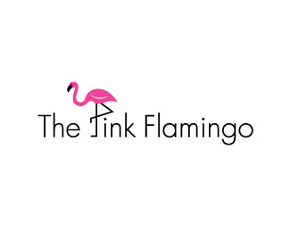 The Pink Flamingo Beautiful Animal and Pet Logo Designs