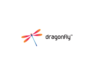 dragonfly Beautiful Animal and Pet Logo Designs