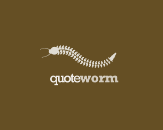 quoteworm Beautiful Animal and Pet Logo Designs