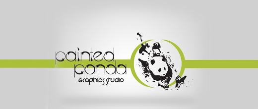 Paint panda logo design examples ideas
